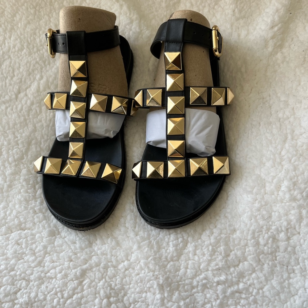 Black Gladiator Sandals